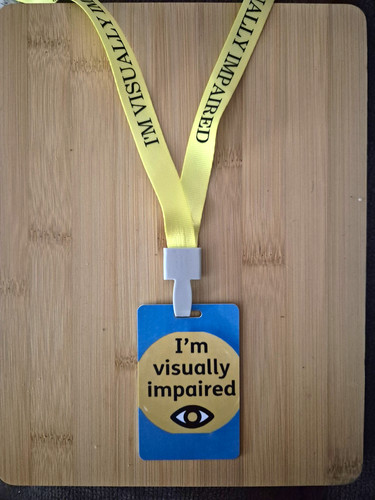 Lanyard with badge - lanyard, holder