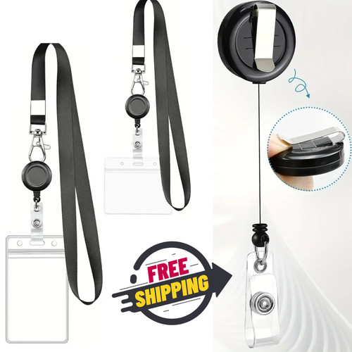 Retractable card holder - retractable,