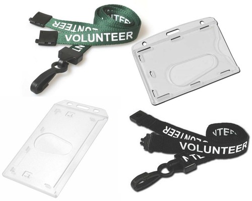 Volunteer lanyard neck strap - volunteer,