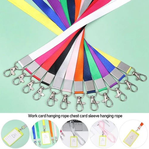 1pc colorful card lanyard - colorful,