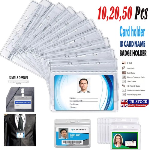 Pack clear badge holder - 10,