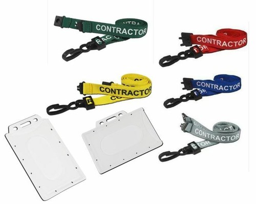 Contractor lanyard neck strap - contractor,
