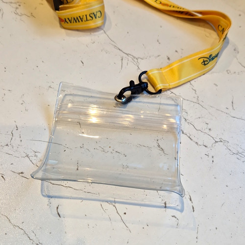 Disney yellow lanyard - yellow, id