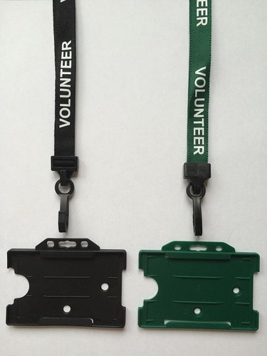 Volunteer lanyard with card - lanyard,