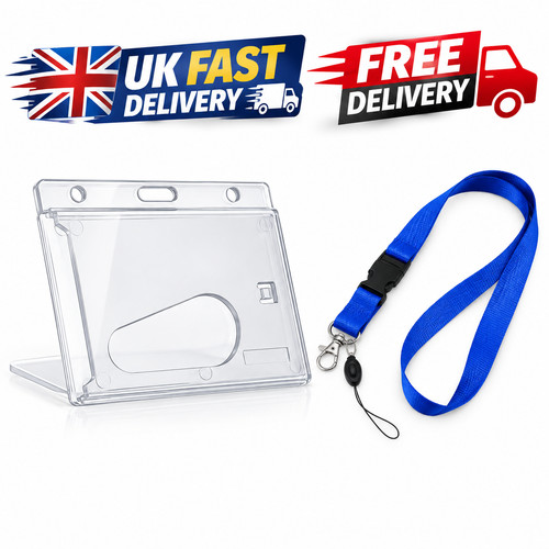 Clear card badge holder - clear, id