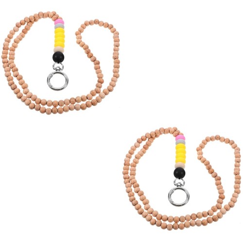 Reusable beaded lanyard with - beaded,
