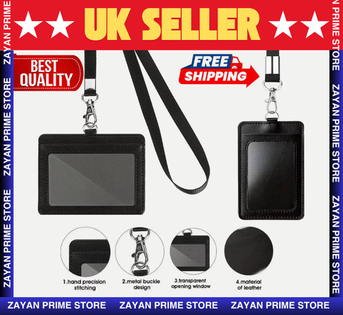 Leather vertical badge - leather,