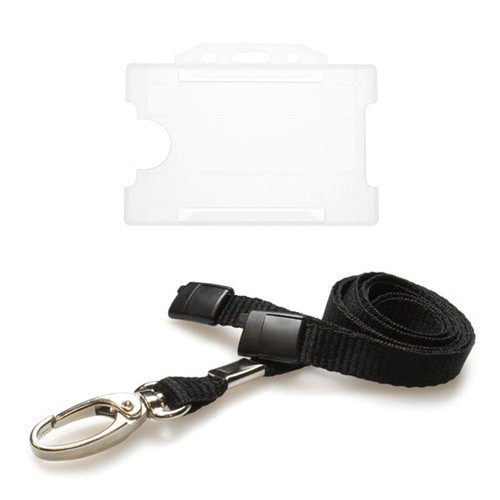 Clear single sided card - clear,