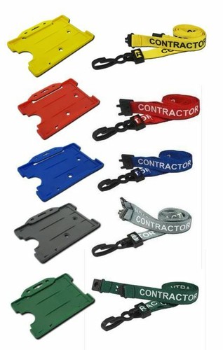 Contractor neck lanyard - neck,