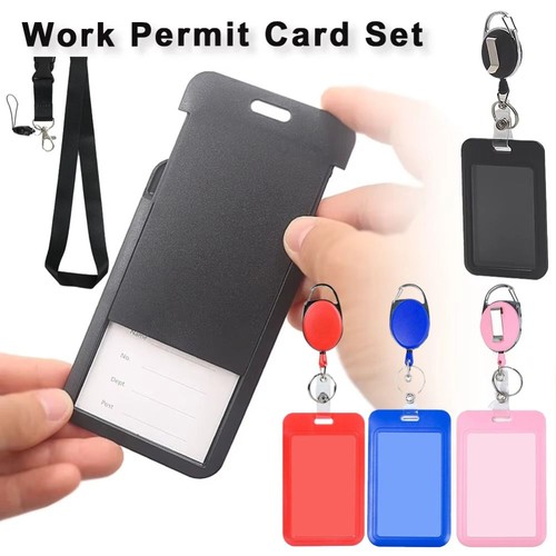 Retractable lanyard card - retractable, id-card