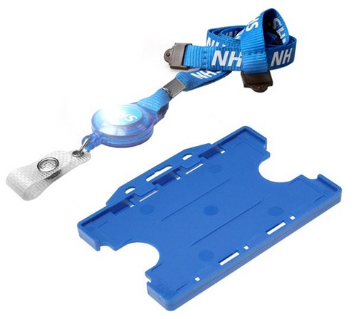 Nhs lanyard with retractable - with,