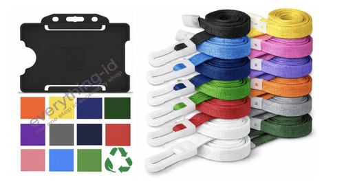 Card holder horizontal with - card,