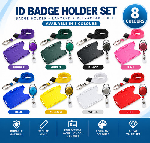 Retractable card badge reel - retractable, id