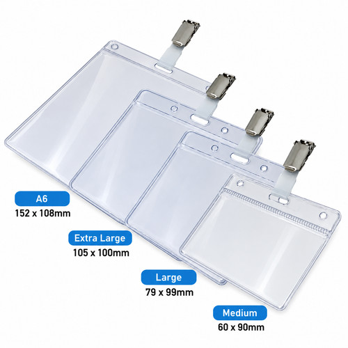 Card holder badge clear - id,
