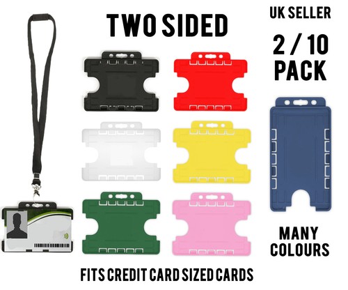 Pack two sided id - /, 10