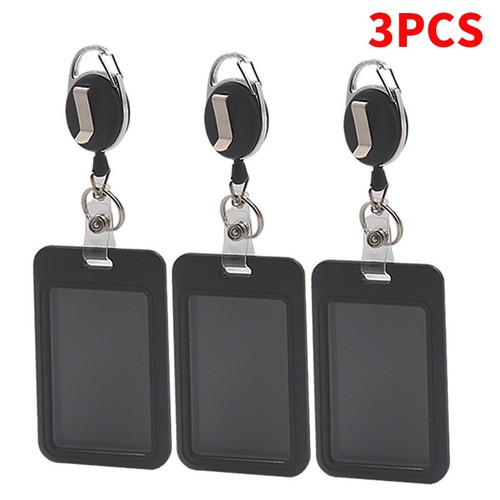 Retractable card holder - id,